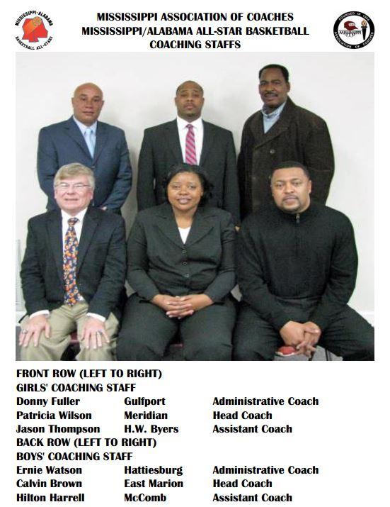 ms al all-star basketball coaching staffs