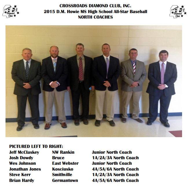 ms assn of coaches 2015 howie ms high school all-star baseball coaches north