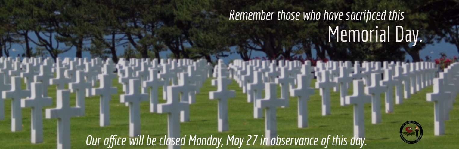 2024 Closed for Memorial Day