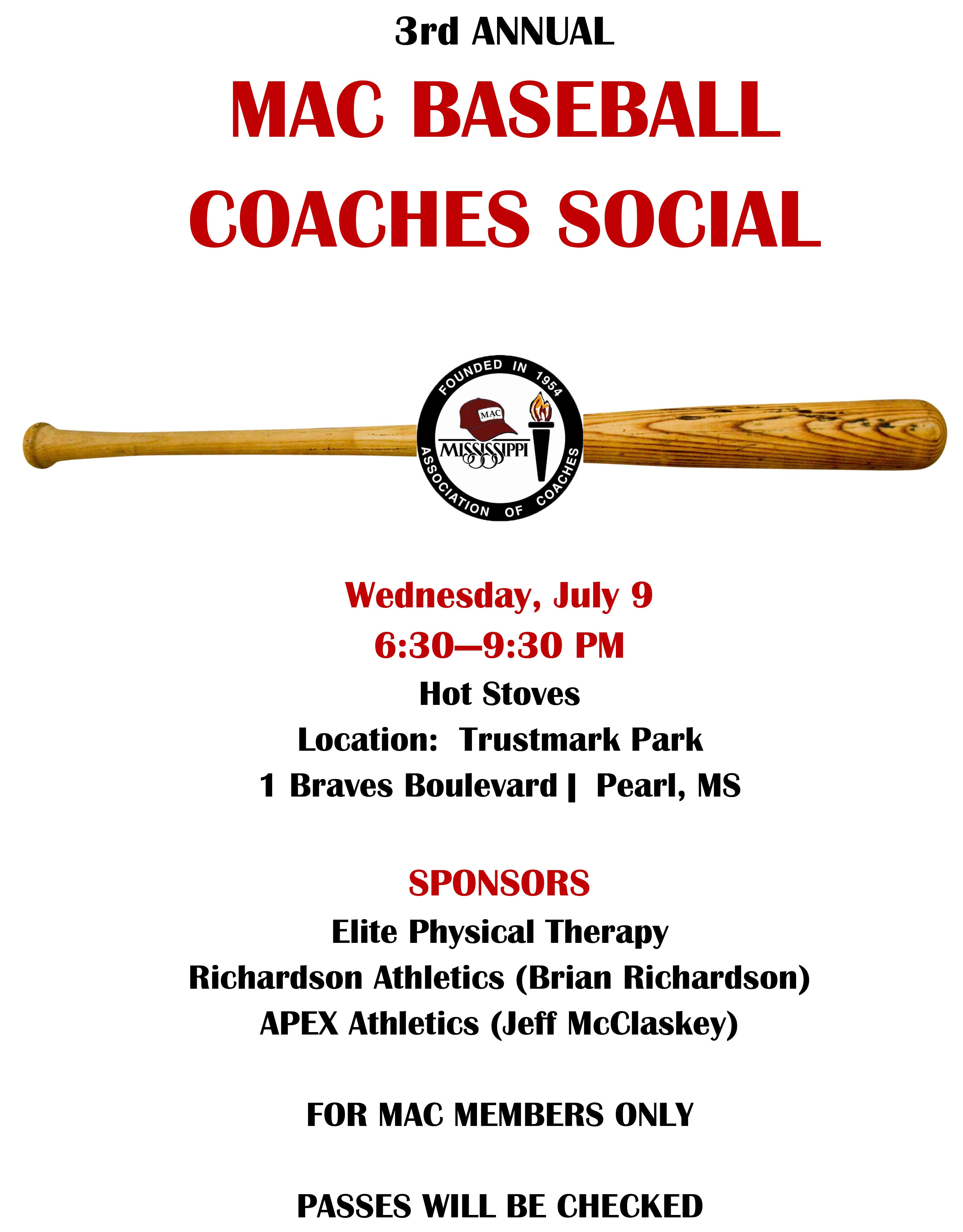 2025 Baseball Coaches social