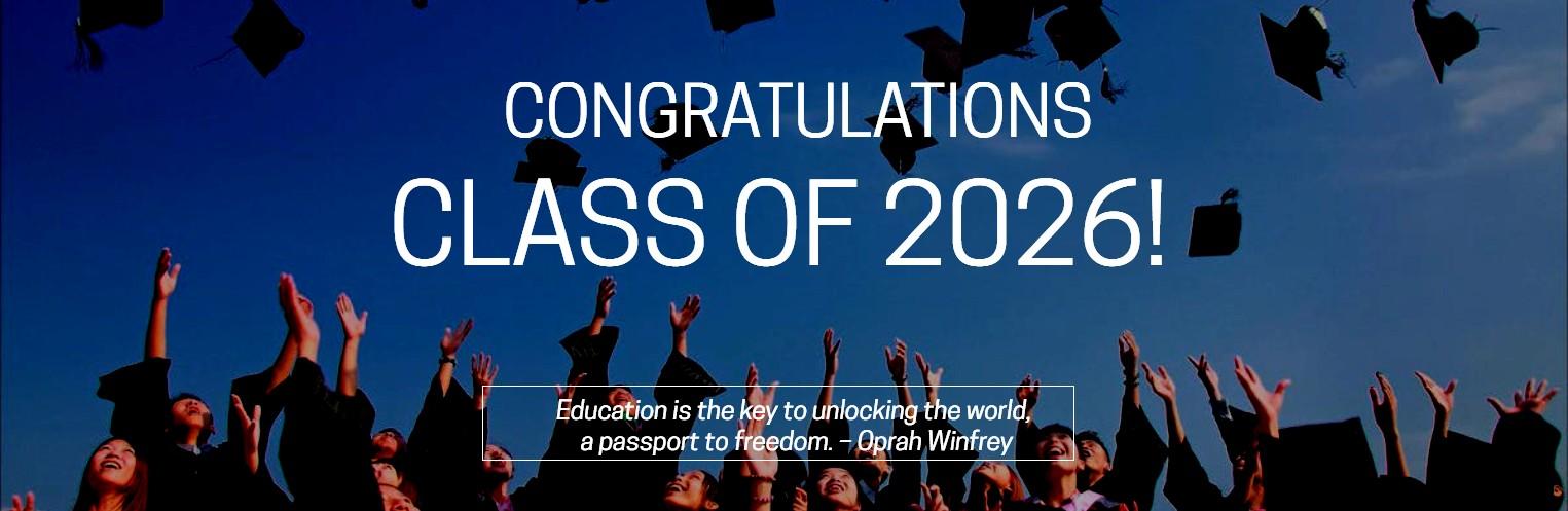 Congratulations Class of 2026!