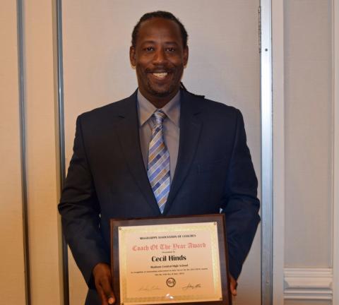 Cecil Hinds - Girls' Soccer Coach of the Year