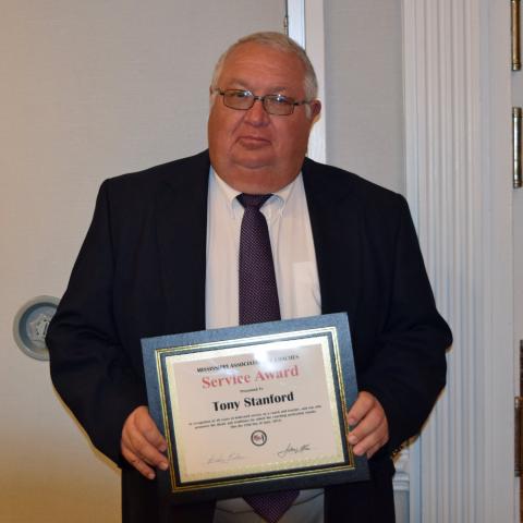 Tony Stanford - 40 Year Service Award
