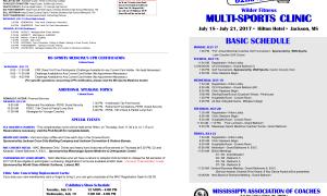 2017 Wilder Fitness Multi-Sports Clinic